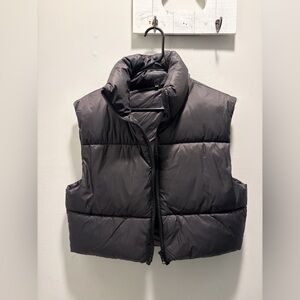 Black Puffer Vest